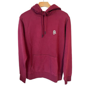 Monstercat Records Hoodie Sweatshirt Mens Small Burgundy Long Sleeve Warm NWT